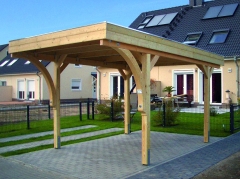 Einzelcarport 7000KB Akzent kontruktionsverstärkt als Vierpfostencarport
